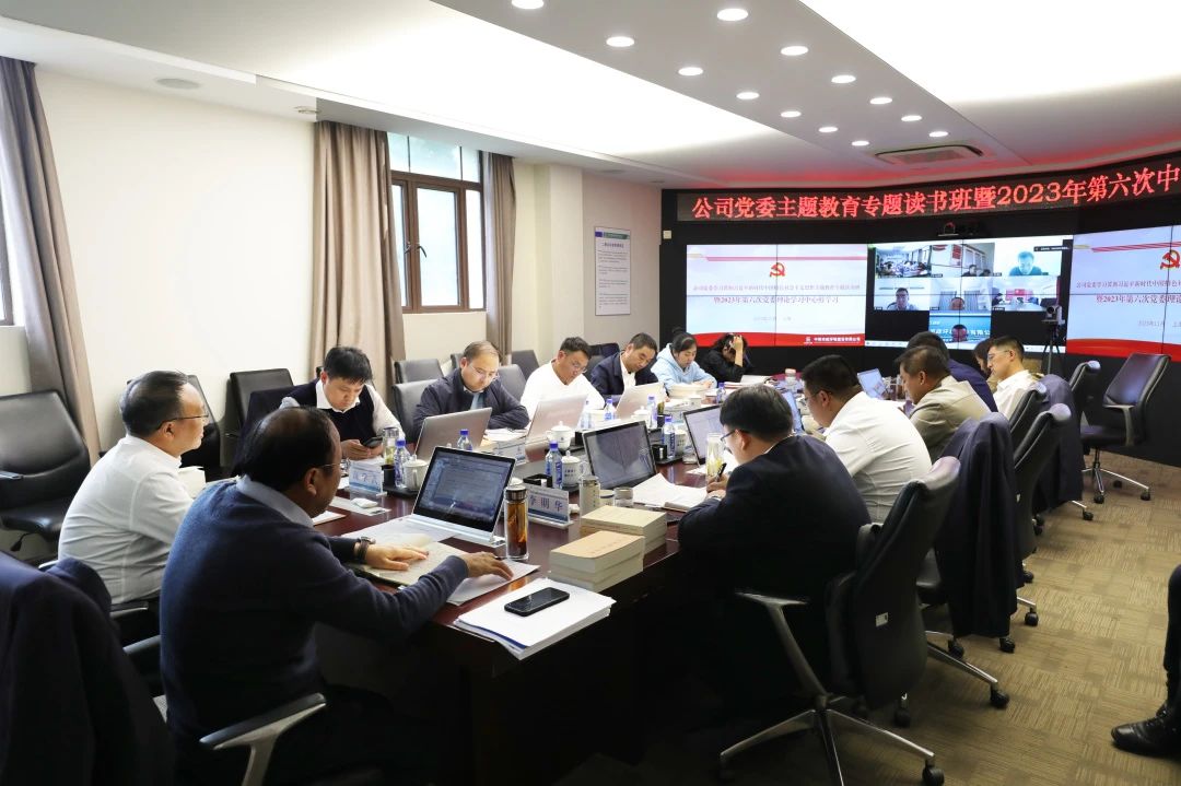 主題教育丨公司黨委開(kāi)展主題教育讀書(shū)班暨2023年第六次黨委理論學(xué)習(xí)中心組學(xué)習(xí)